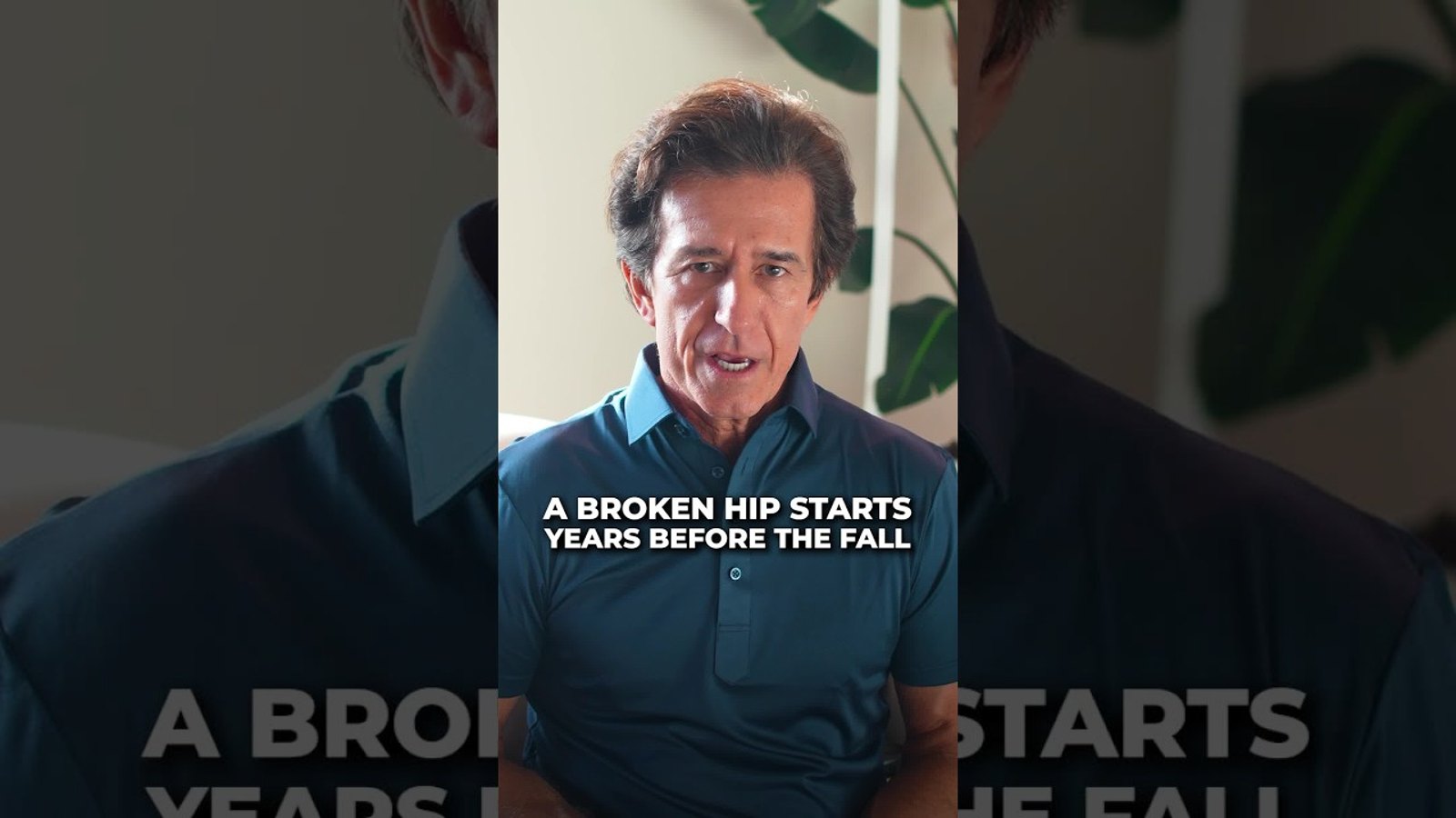 Dr. Ivan Bracic, DC, explaining how strength and balance help prevent falls and hip fractures