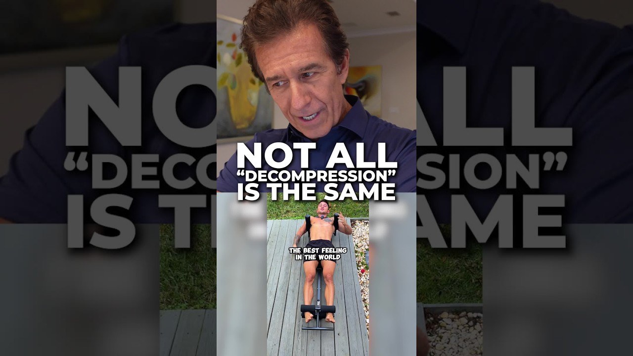 Dr. Ivan Bracic, DC, of Novaré Injury Care and Rehab explaining the difference between traction and spinal decompression
