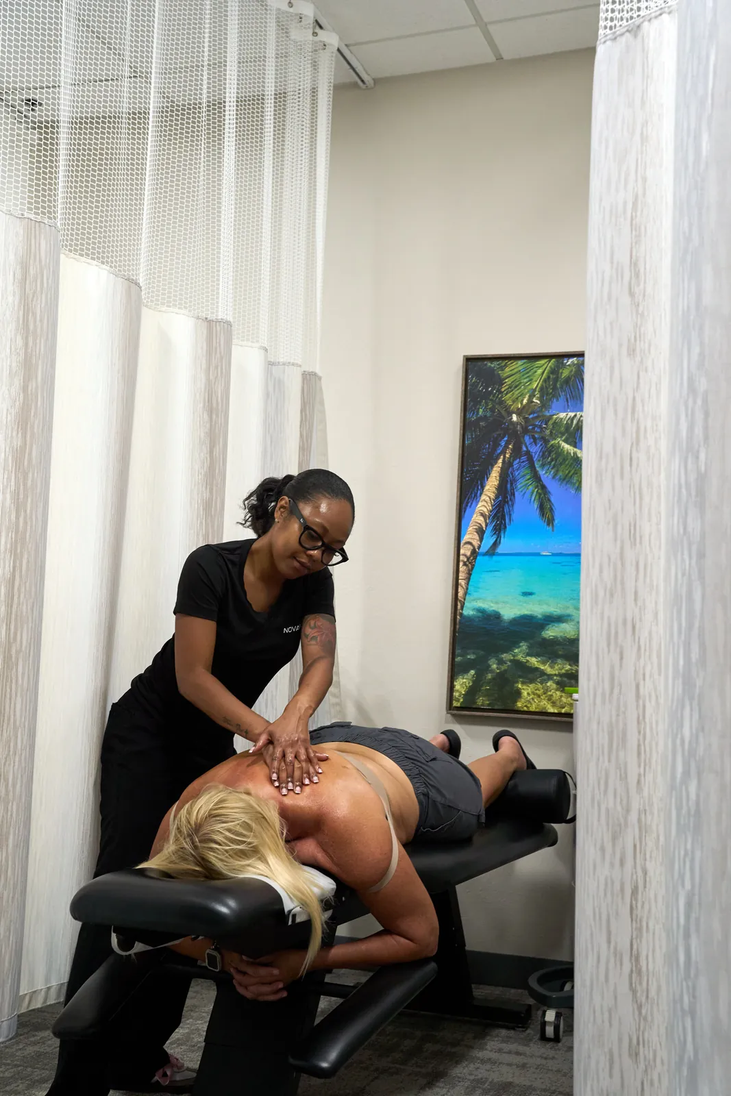 Manual therapy treatment at Novaré Injury Care